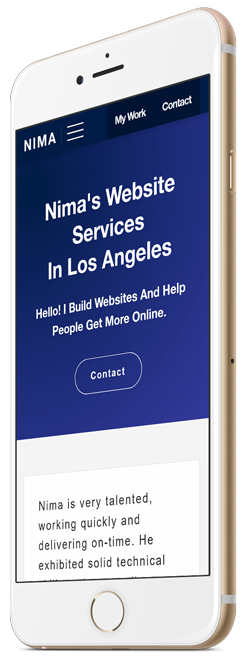 Nima's Website Services in Los Angeles - Local Web Expert
