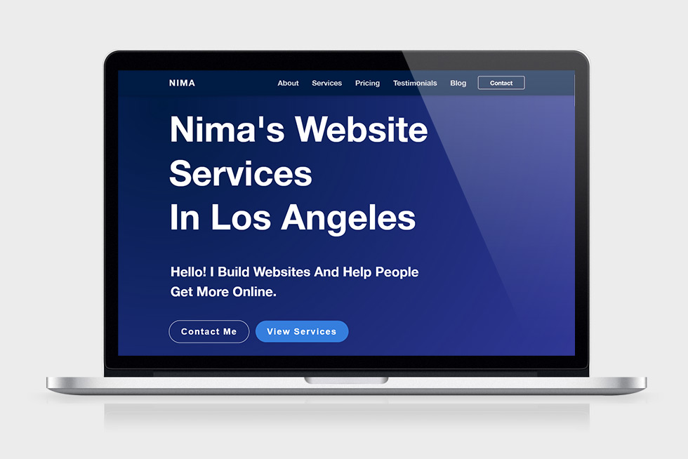 Nima's Website Services - Los Angeles