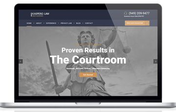 Bart Kaspero Law Website