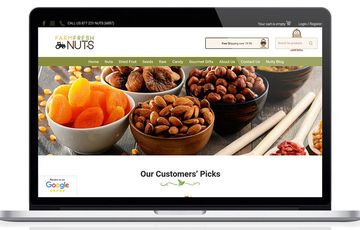 Farm Fresh Nuts Website